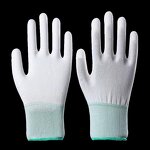 Safety Gloves Manufacturer - OEM Black Nylon PU Coated Dust-Free Non-Slip