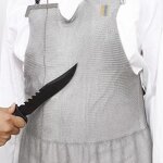 Stainless Steel Apron Manufacturer - OEM 316L Chainmail Mesh Cut-Resistant Kitchen