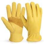 Safety Gloves Manufacturer - OEM OEM Yellow Men's Sheepskin Leather Working