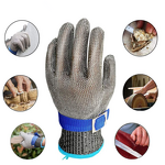 Metal Mesh Gloves Manufacturer - OEM A9 Anti-Cut Stainless Steel Kitchen Butcher