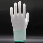 Safety Gloves Manufacturer - OEM Black Nylon PU Coated Dust-Free Non-Slip