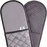 Oven Mitts Factory - OEM Non-Slip Heat Resistant Silicone Set Flexible