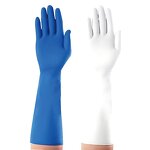 Nitrile Gloves Manufacturer - OEM 16-Inch Long Cuff Food Grade Powder-Free