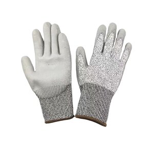 Safety Gloves Manufacturer - OEM 13g HPPE Glass Fiber Level 5 Cut Resistant