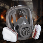 Full Face Gas Mask Manufacturer - OEM Silicone with Activated Carbon Filter