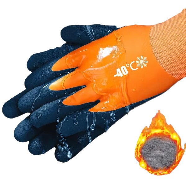 Winter Work Gloves Manufacturer - OEM Men's Thickened Waterproof Thermal Antifreeze
