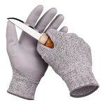 Construction Gloves Manufacturer - OEM HPPE EN388 Level 5 Anti-Cut PU Coated