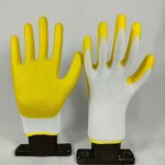 Work Gloves Factory - OEM 13g Nylon Liner Sandy Nitrile Coated Oil Resistant