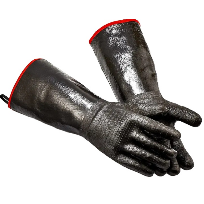 BBQ Gloves Factory - OEM 18 Inches 800 Heat Resistant Breathable Silicone-Free