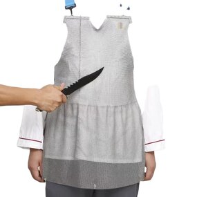 Stainless Steel Apron Manufacturer - OEM 316L Chainmail Mesh Cut-Resistant Kitchen