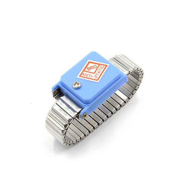 ESD Wrist Strap Factory - Silver Metal Cordless Anti Static Wireless Antistatic Band