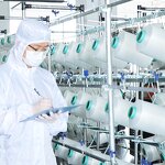 ESD Shawl Hat Factory - Blue Dust Free Anti-static Cap for Cleanroom Work Wear