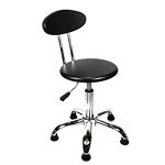 ESD Lab Chair Factory - Black Adjustable Pu Foam Antistatic for Cleanroom