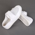 ESD Working Shoes Factory - White PVC Cleanroom Antistatic Mesh with PU Conductive Insole
