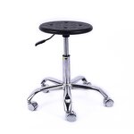 ESD Lab Chair Factory - Black Adjustable Pu Foam Antistatic for Cleanroom