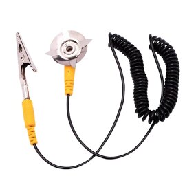 ESD Grounding Cable Factory - OEM/ODM Coiled Cord with Alligator Clip Claw PU Wire