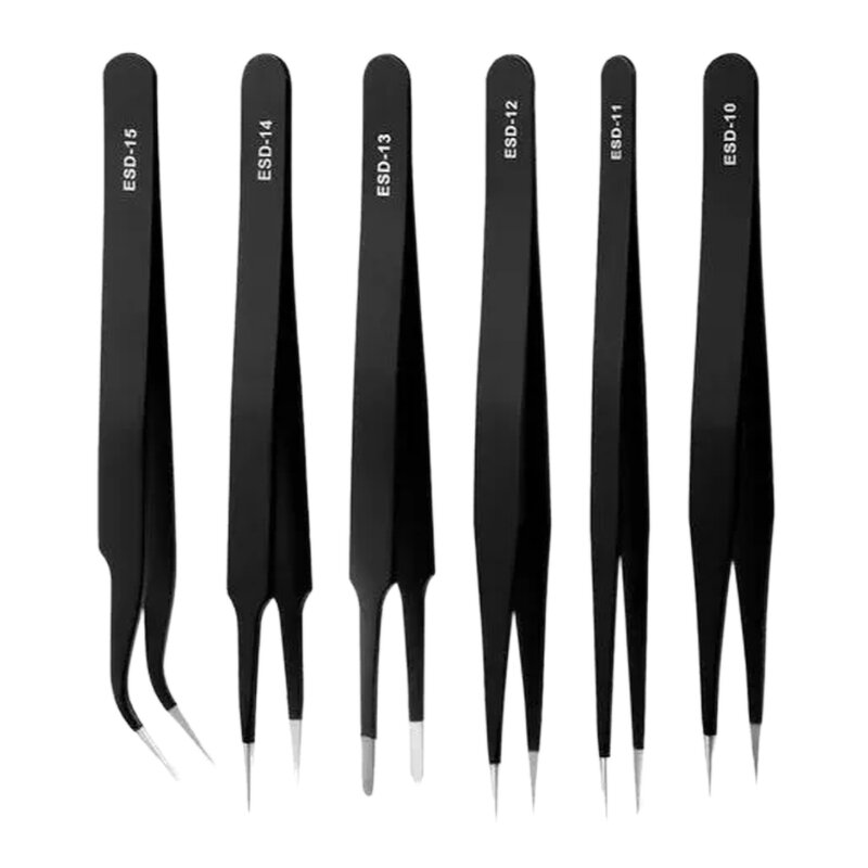 ESD Tweezer Factory - Custom Original Stainless Steel Pointed Vetus Assembly Tools