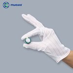 Antistatic Gloves Factory - High Quality Dust Free Cleanroom White with Conductive Wire