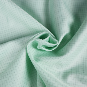 ESD Polyester Fabric Factory - Suzhou Manufacture Wholesale 100D 0.5cm Grid Conductive Wire