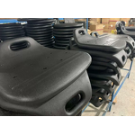 Cleanroom ESD Chair Factory - Desk Height with Black Nylon Base Urethane