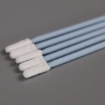 Cleanroom Swab Factory - OEM/ODM 100% Polyester Lint Free PP Handle Cotton Swab