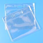 ESD Badge Holder Factory - Clear Waterproof Antistatic PVC ID Card Case for Cleanroom