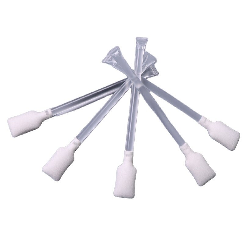 Cleaning Foam Swab Factory - OEM/ODM 95% IPA Hollow PU Handle Double Layer Paddle