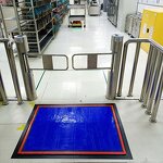 Anti-Static Sticky Mat Factory - Factory Supply Blue Rubber High Viscosity Washable