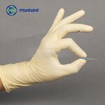 Latex Gloves Factory - OEM/ODM 9inch Natural Textured Tip Powder Free DI Wash