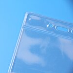 ESD Badge Holder Factory - Clear Waterproof Antistatic PVC ID Card Case for Cleanroom