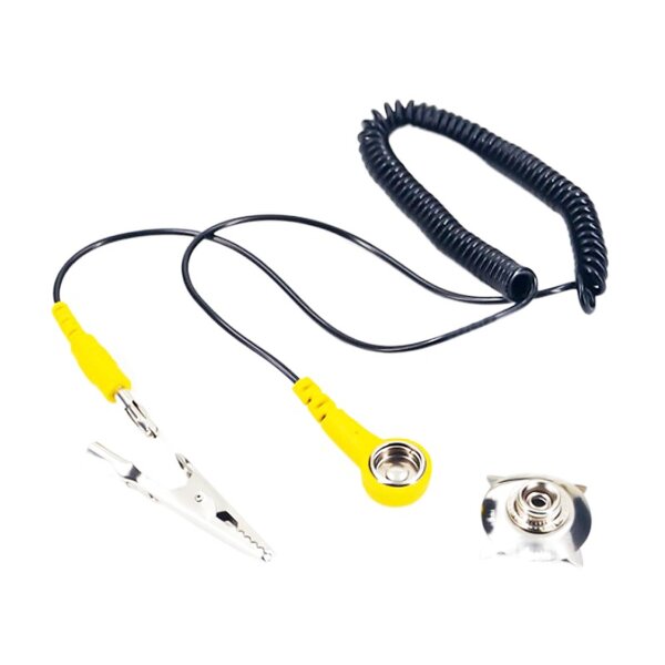 ESD Grounding Cord Factory - Custom Two-Head Anti-Static Safety Grounding Wire Repair
