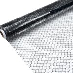 Anti Static PVC Curtain Factory - Transparent Carbon Printed Grid Film Roll