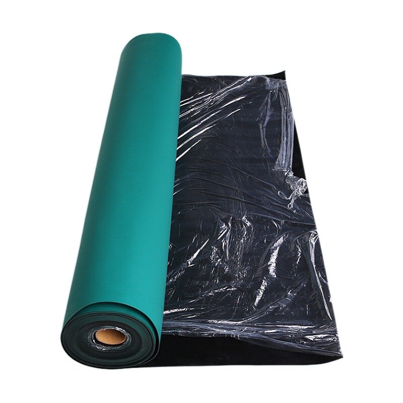 ESD Workbench Mat Factory - 1.2mx10m 2mm Antistatic Green Rubber PVC Material