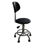 ESD Stool Factory - Adjustable Industrial Office Pu Foam Fabric Anti-static Lab Chair