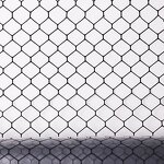 Anti Static PVC Curtain Factory - Antistatic Vinyl Grid Honeycomb Mesh Transparent Black