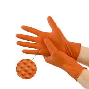 Nitrile Gloves Factory - Work Gloves Powder Free Diamond Texture for Industrial