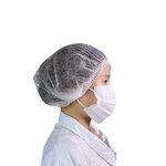 ESD Cap Factory - OEM/ODM Nonwoven Antistatic Cleanroom Single Elastic Hat