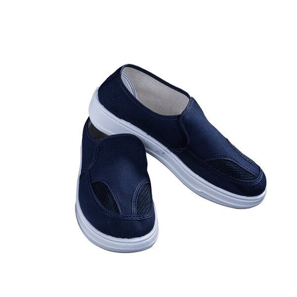 ESD Safety Shoes Factory - New Design Wholesale Anti-static Blue Canvas Lightweight