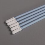 Cleanroom Swab Factory - OEM/ODM 100% Polyester Lint Free PP Handle Cotton Swab
