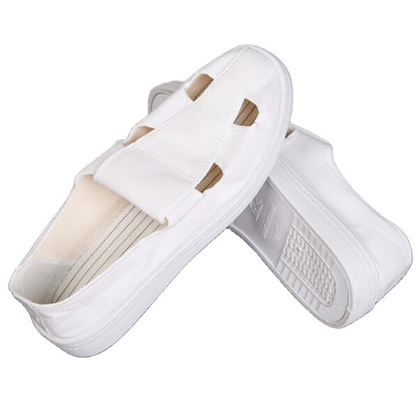 ESD Safety Shoes Factory - 2022 Cheap PU/PVC Sole Canvas Upper Anti-Static 4 Holes