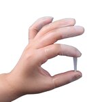 ESD Finger Cots Factory - Diversified Latest Designs Cut Off Transparent Color