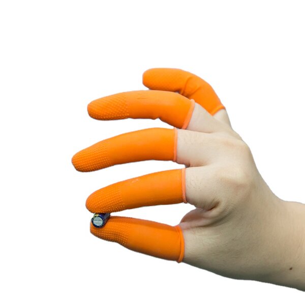 ESD Finger Cots Factory - Diversified Latest Designs Diamond Texture Latex Cut off