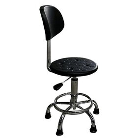ESD Lab Chair Factory - Black Adjustable Pu Foam Antistatic for Cleanroom