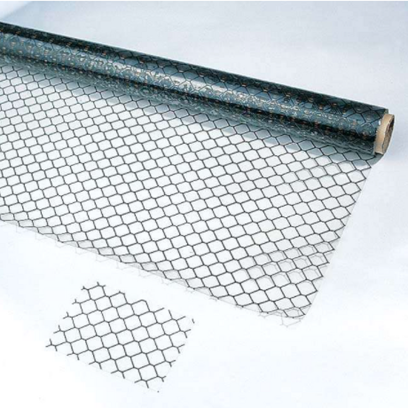 Anti Static PVC Curtain Factory - Antistatic Vinyl Grid Honeycomb Mesh Transparent Black