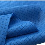 ESD Polyester Fabric Factory - High Density Static Dissipative 190T 5mm Grid