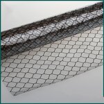 ESD PVC Curtain Factory - Transparent Grid with Carbon Lines 0.25mm Customizable Sizes