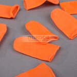 Anti-Static Latex Finger Cot Factory - OEM Orange Powder-Free Anti-Skid Non-Slip Safety