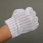 ESD Gloves Factory - China Factory Wholesale White Double-Sided Anti-Static Electronic