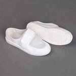 ESD Safety Shoes Factory - China Factory Comfortable White Cleanroom PVC Antistatic