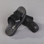 ESD Safety Slippers Factory - High Quality Comfortable Thickened Anti-static SPU Black